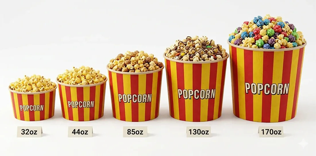 Popcorn Paper Box Tub